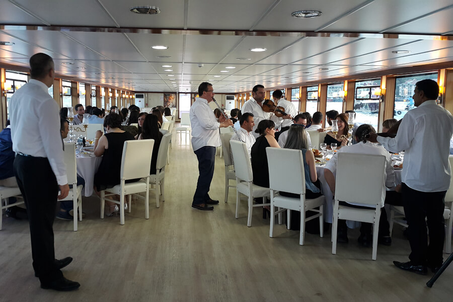 Business Meal on the Yacht